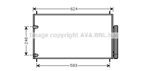 AVA QUALITY COOLING kondensatorius, oro kondicionierius TO5405